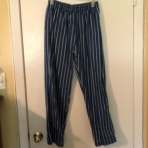 Pinstriped Women’s Chef Pants
